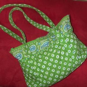 Green and blue Vera Bradley medium purse